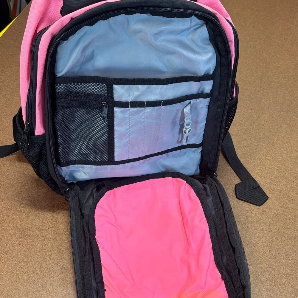 Adidas Pink and Black Backpack - Picture 7 of 9